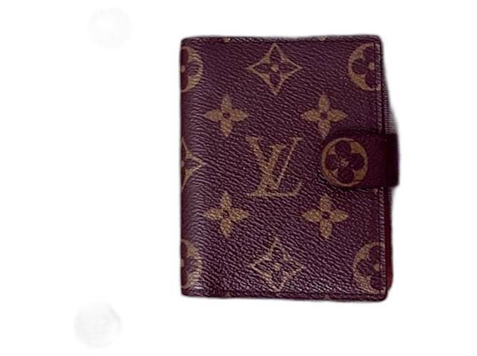 Organizer Louis Vuitton Purses, wallets, cases Brown Cloth  ref.1126310