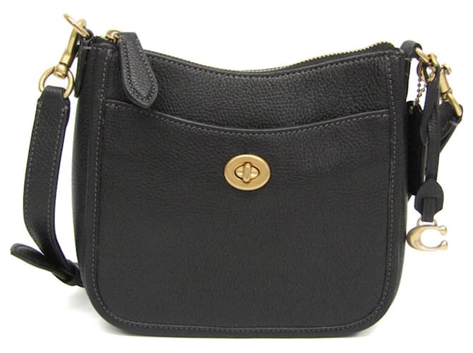 Coach Chaise Black Leather  ref.1126373