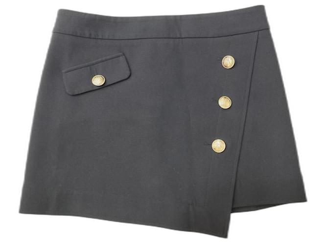 Versace Skirts Black Cotton Polyester Viscose Elastane  ref.1126421