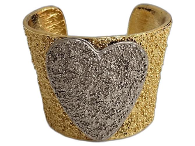 Yves Saint Laurent Armbänder Silber Golden Metall  ref.1126425