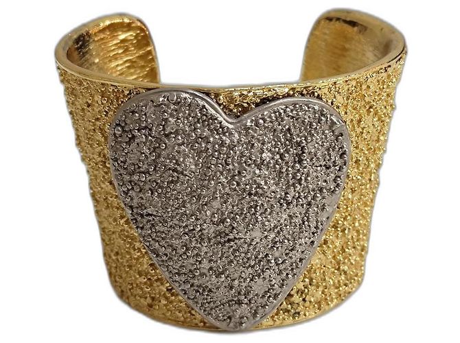 Bracciale Yves Saint Laurent Bicolore Oro e Argento D'oro 
