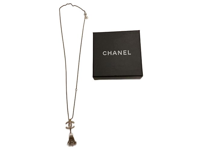 Chanel Halskette vergoldet gold Golden