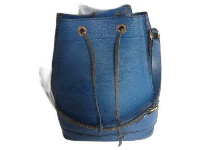 Neo Cabby Borsa a secchiello Louis Vuitton Noe in pelle Epi blu