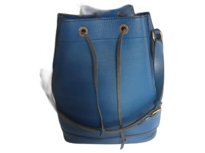 Neo Cabby Louis Vuitton Handtaschen Blau Leder  ref.1126472