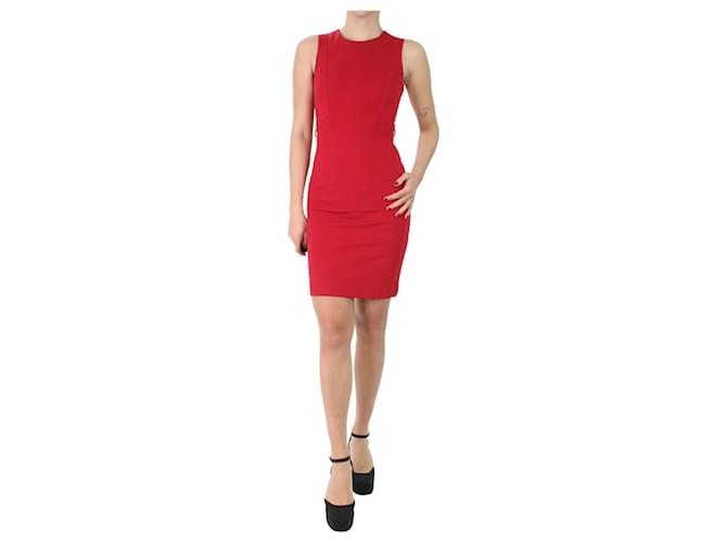 Gucci Vestido rojo sin mangas - talla XS Roja Viscosa  ref.1126578