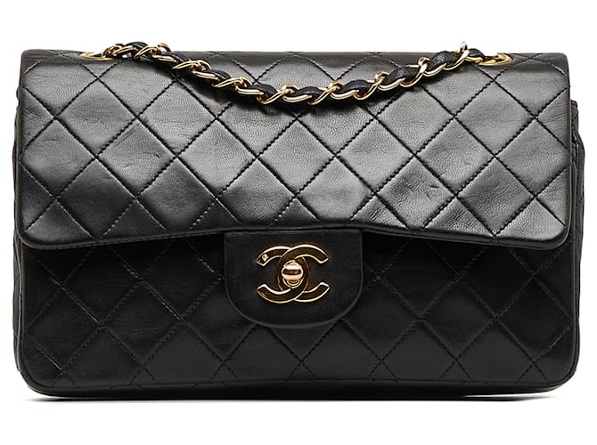 Almost New: Black Chanel Classic Flap Small Lambskin SHW, Women's Fashion,  Bags & Wallets, Shoulder Bags on Carousell