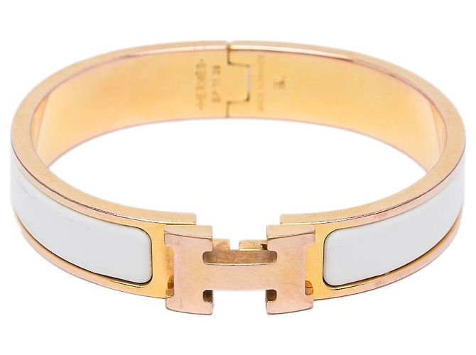 Ring Hermès Bracciale Hermes Gold Clic Clac H. D'oro