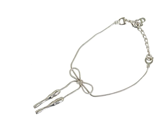 Bracciale Dior in argento con corda per saltare Metallo  ref.1126678