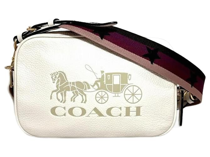 Coach White Leather  ref.1126877