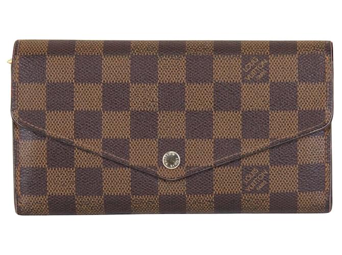 Louis Vuitton Portefeuille Sarah Marrone Tela  ref.1126923