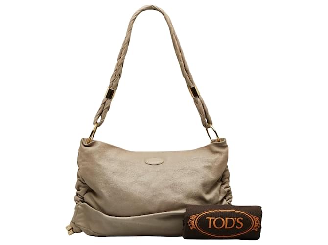 Tod's Beige Leather  ref.1126987