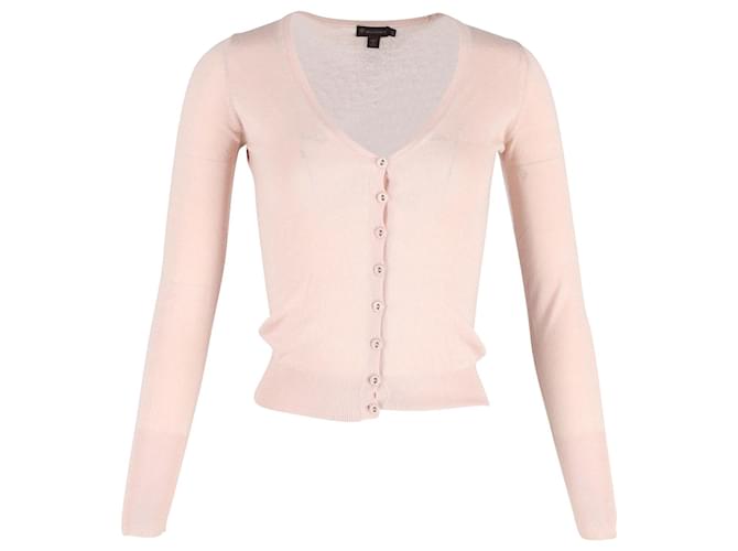 Mulberry Fitted Cardigan in Pink Cotton  ref.1127026