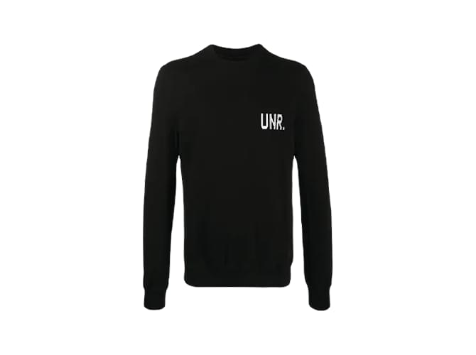 Unravel Project Project Lax Printed Sweatshirt Black Cotton  ref.1127056