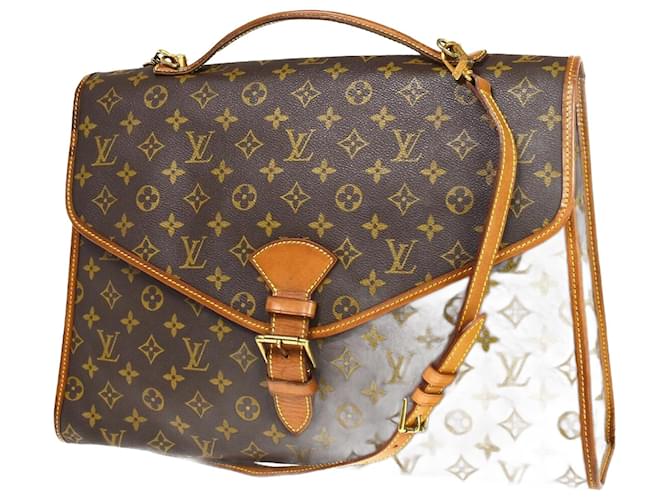 Louis Vuitton Beverly Braun Leinwand  ref.1127224