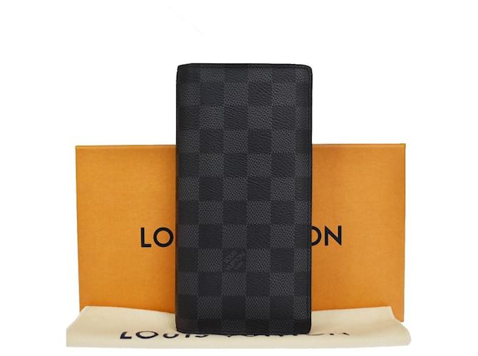Louis Vuitton Brazza Black Cloth  ref.1127241