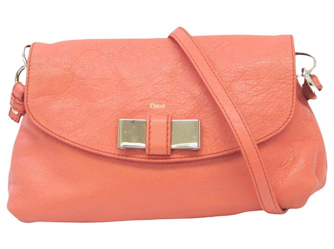 Chloé Lily Orange Leather  ref.1127264