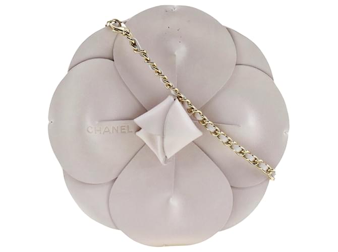 Timeless Chanel Camellia Rosa Couro  ref.1127282