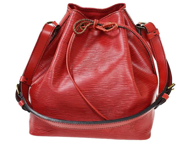 Noe Louis Vuitton Petit Noé Red Leather  ref.1127334