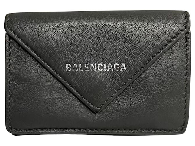 Balenciaga Papier Grey Leather  ref.1127385