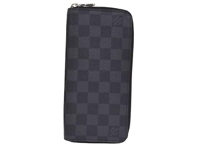 Louis Vuitton Zippy Wallet Vertical Black Cloth  ref.1127419