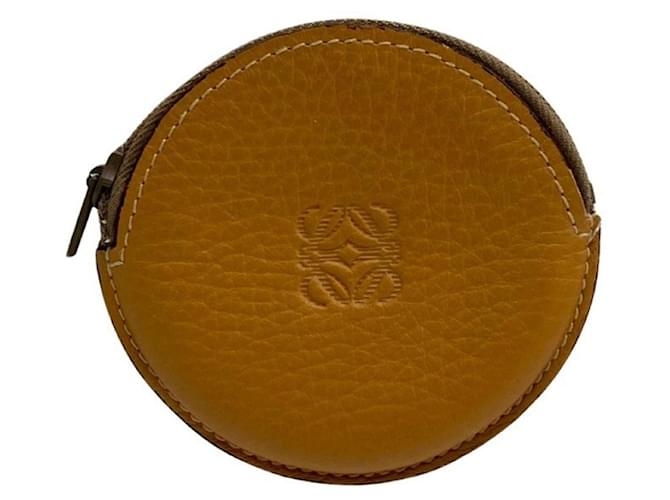 Loewe Anagram Beige Leather  ref.1127436