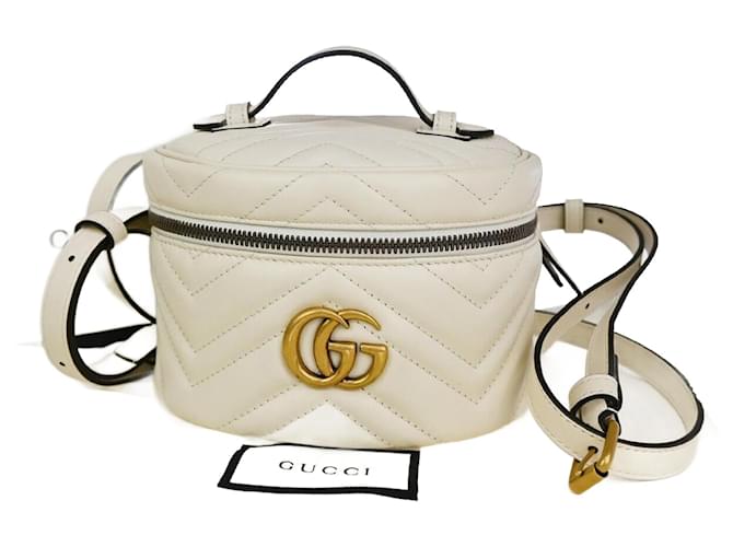 GUCCI MARMONT Beige Leather  ref.1127468