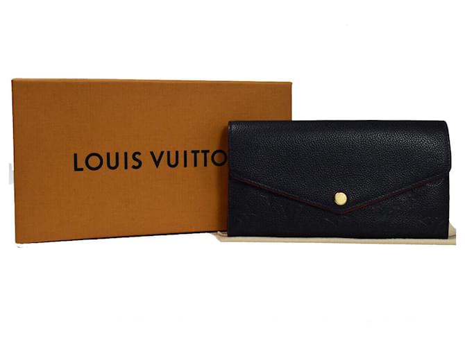 Louis Vuitton Sarah Azul marinho Couro  ref.1127549