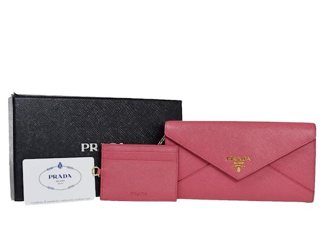 Prada Saffiano Pink Leather  ref.1127580