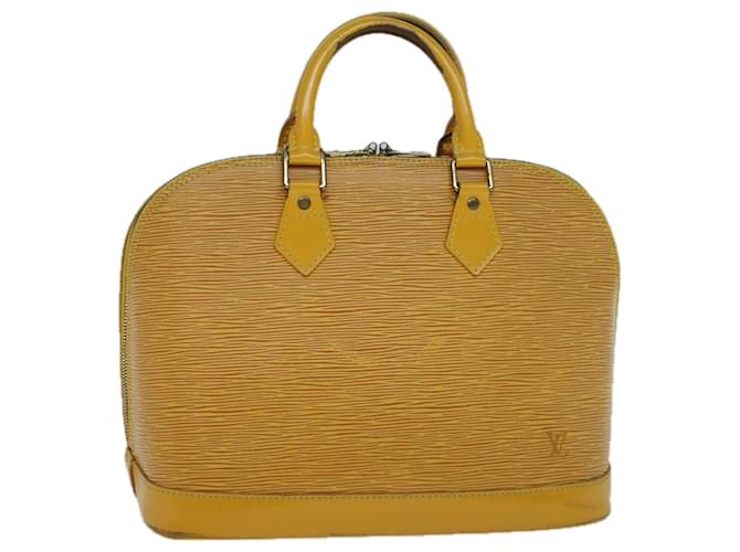 LOUIS VUITTON Epi Alma Hand Bag Tassili Yellow M52149 LV Auth 56859 Leather  ref.1127645
