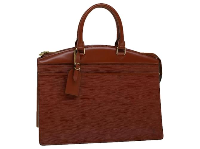 LOUIS VUITTON Epi Riviera Hand Bag Kenya Brown M48183 LV Auth 56530 Leather  ref.1127677