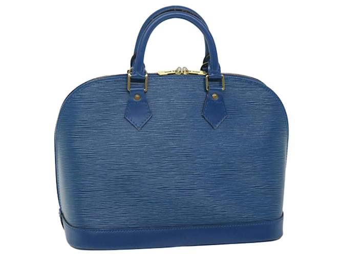 LOUIS VUITTON Epi Alma Hand Bag Toledo Blue M52145 LV Auth 57007 Leather  ref.1127693