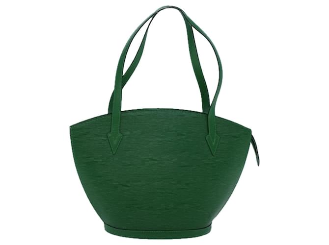 LOUIS VUITTON Epi Saint Jacques Shopping Shoulder Bag Green M52264 LV Auth 56598 Leather  ref.1127702