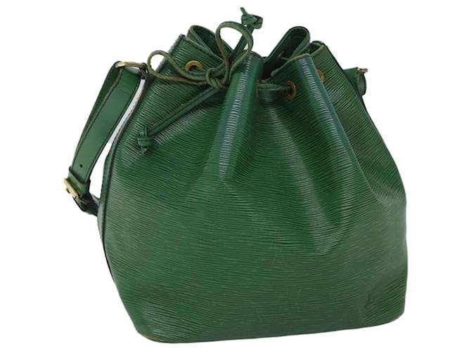LOUIS VUITTON Epi Petit Noe Shoulder Bag Green M44104 LV Auth 57021 Leather  ref.1127715