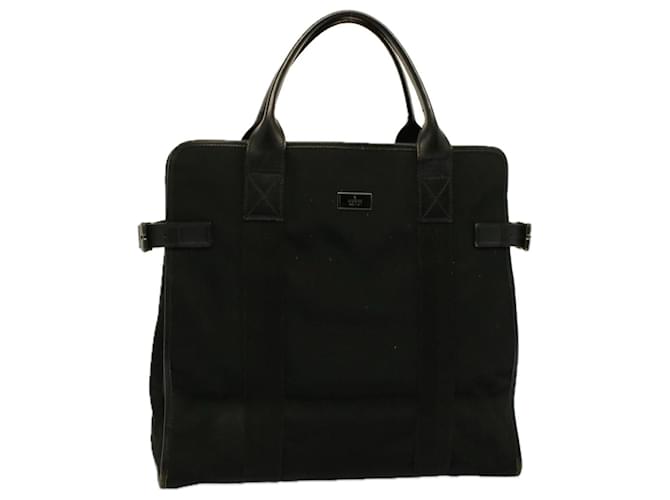 GUCCI Chain Hand Bag Nylon Black 115517 auth 58800  ref.1127738