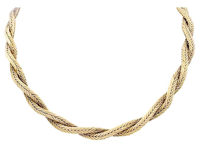 Autre Marque Vintage Mellerio-Halskette, bekannt als Meller, gelbes Gold.  ref.1127743