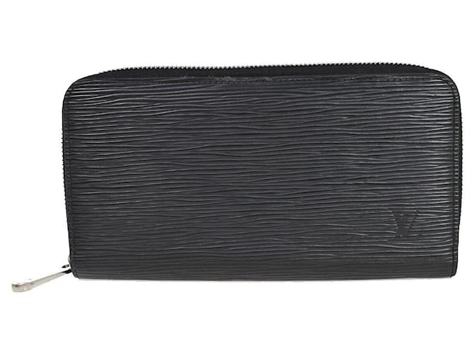Louis Vuitton Zippy Wallet Cuir Noir  ref.1127761