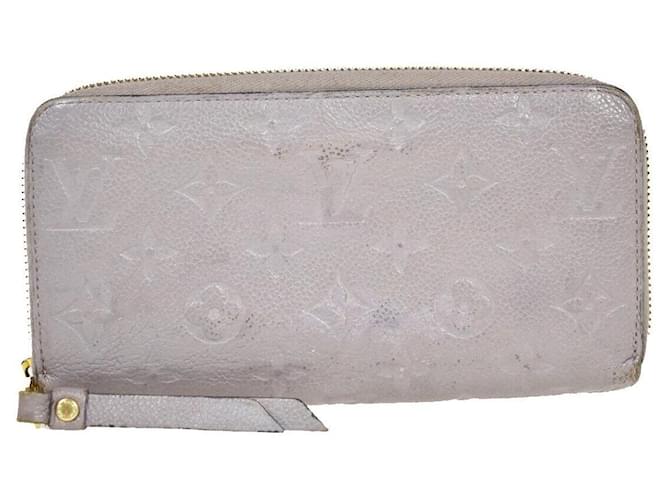 Louis Vuitton Zippy Wallet Beige Leather  ref.1127810
