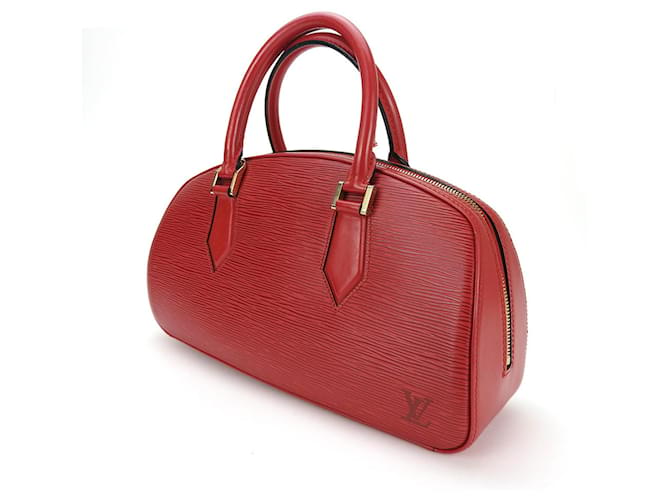 Louis Vuitton Jasmine Rot Leder  ref.1127864