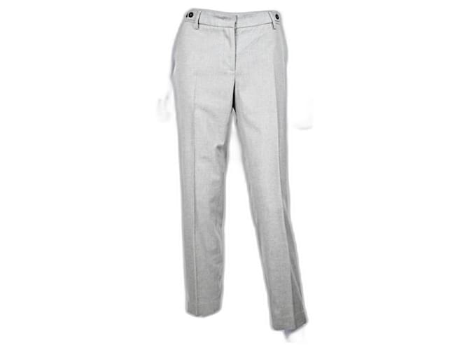 Peserico Pants, leggings Beige Wool  ref.1127892