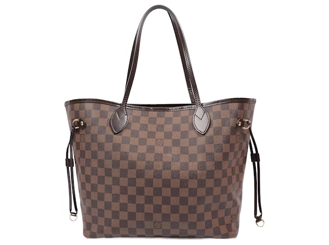 Louis Vuitton Neverfull Damier Ebene Toile Enduite MM Marron  ref.1127909