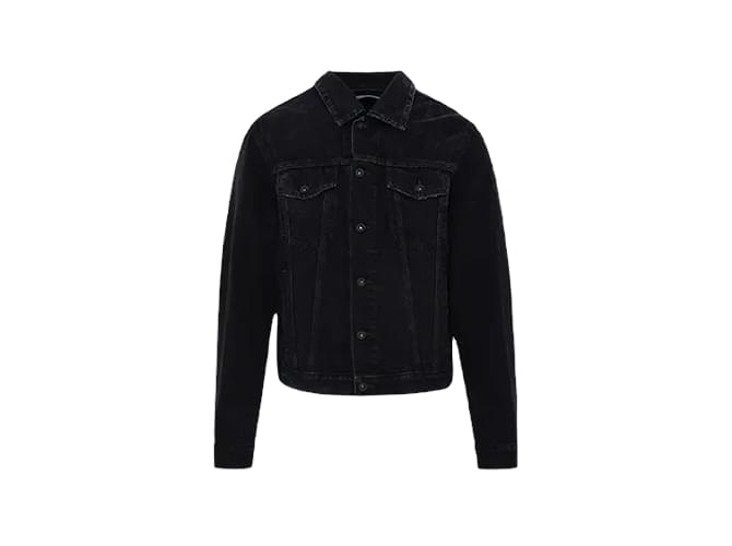 Autre Marque Negative Mark Denim Jacket Black Cotton  ref.1128001