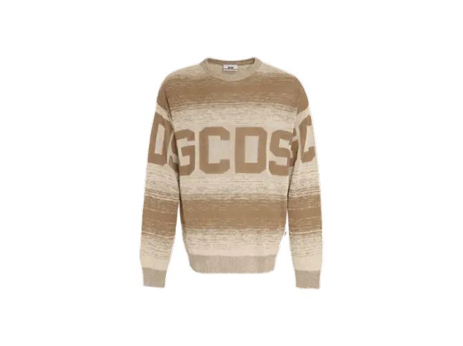 GCDS Pullover mit Degrade-Band-Logo