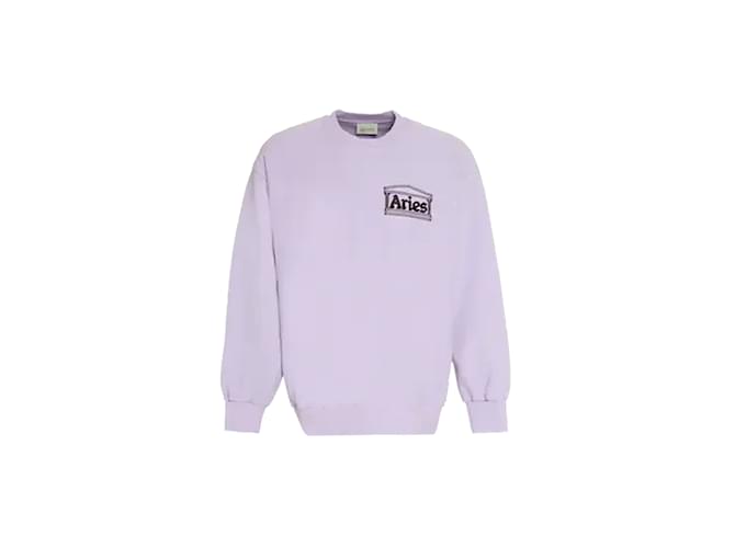 Autre Marque Premium Temple Sweatshirt Lilac Pink Cotton  ref.1128156