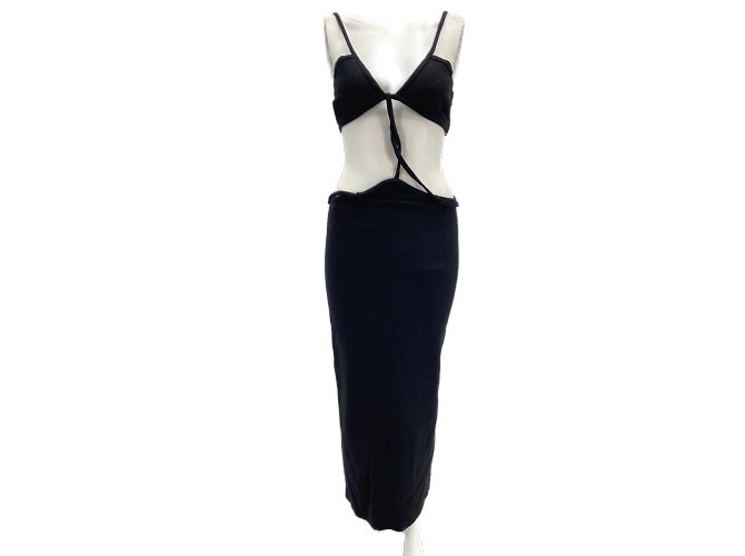 Autre Marque Christopher Esber dresses T.UK 6 Wool Black