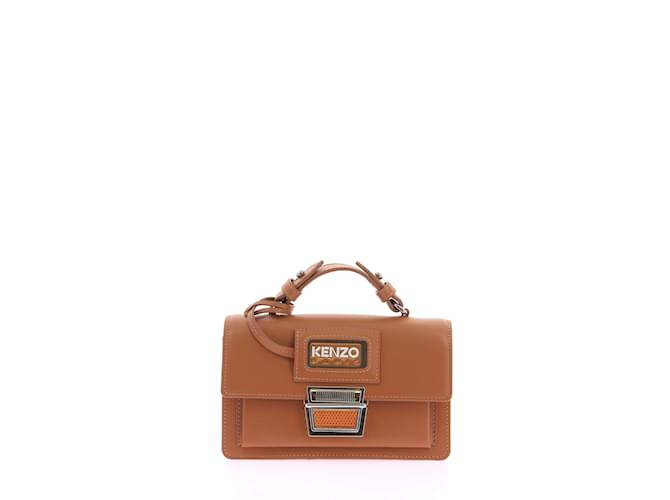 KENZO  Handbags T.  leather Camel  ref.1128179