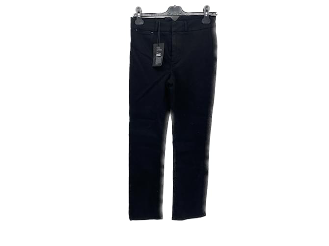 PAIGE Jeans T.US 26 cotton Nero Cotone  ref.1128235