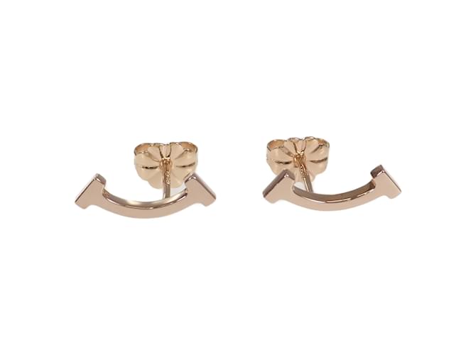 Tiffany & Co 18K T SMile Earrings Golden Metal  ref.1128263