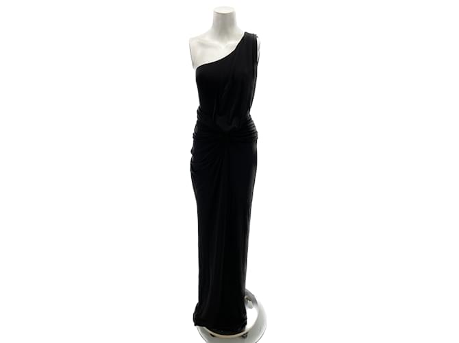 Autre Marque NON SIGNE / UNSIGNED  Dresses T.it 40 polyester Black  ref.1128349