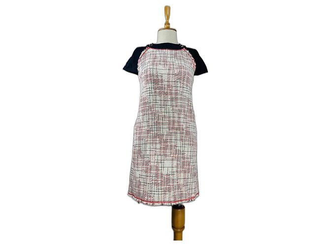 Vestido de tweed Escada Multicolor