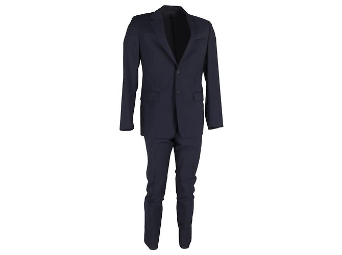 Completo Prada a due pezzi in lana nera